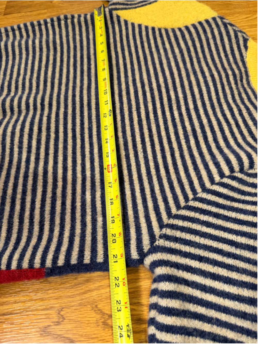 Cottage Core Teacher Cardigan Sweater Embroidered Wool Adorable - Picture 6 of 10